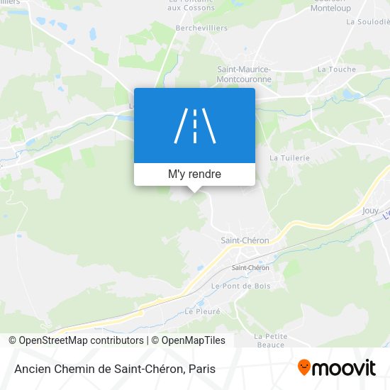 Ancien Chemin de Saint-Chéron plan