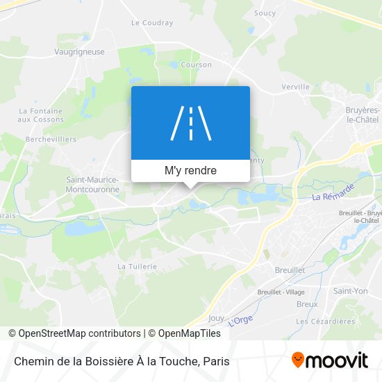 Chemin de la Boissière À la Touche plan