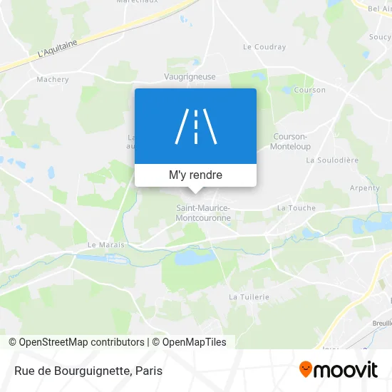 Rue de Bourguignette plan