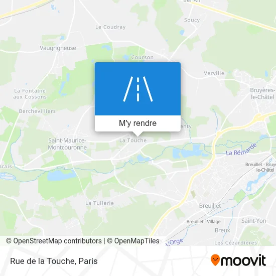 Rue de la Touche plan