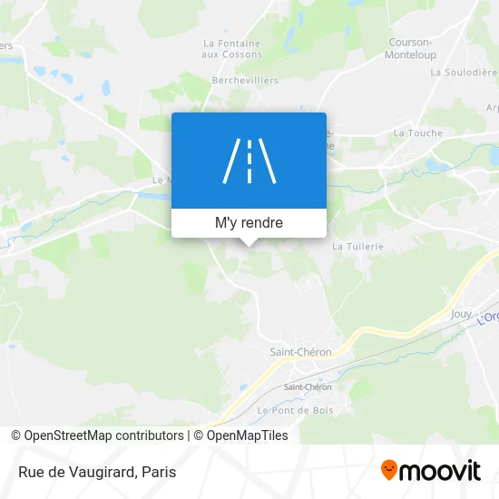 Rue de Vaugirard plan