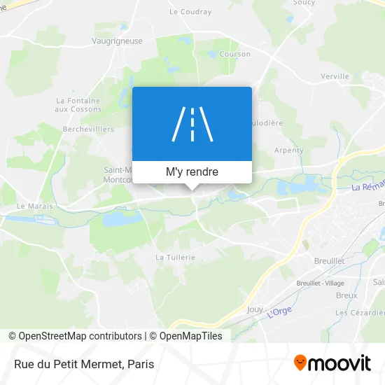 Rue du Petit Mermet plan