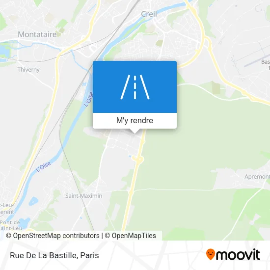 Rue De La Bastille plan