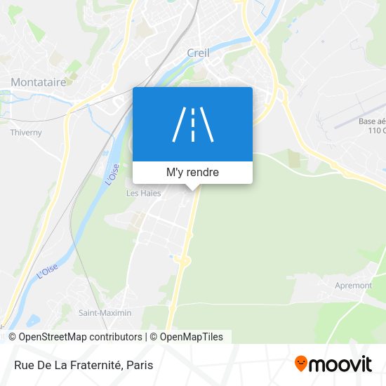 Rue De La Fraternité plan