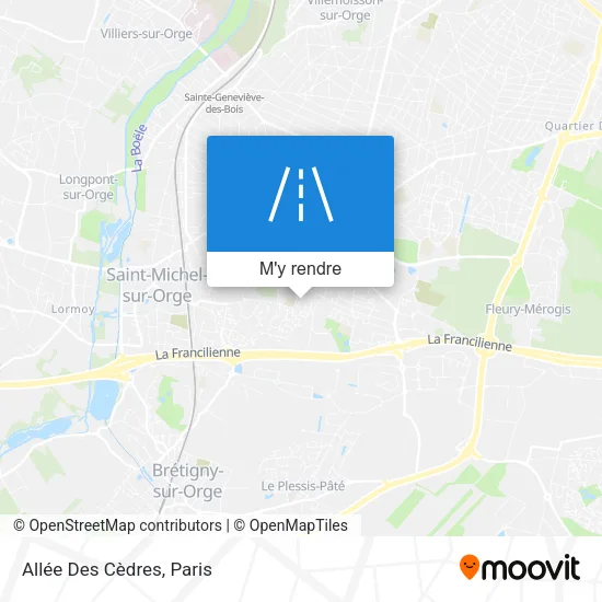 Allée Des Cèdres plan