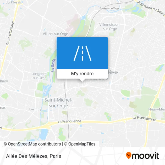 Allée Des Mélèzes plan