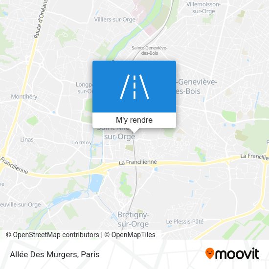 Allée Des Murgers plan
