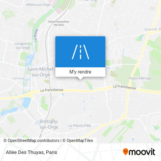 Allée Des Thuyas plan