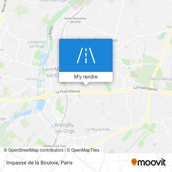Impasse de la Bouloie plan