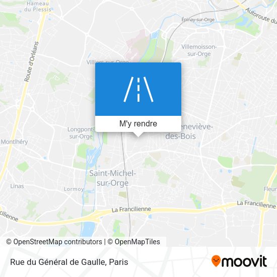 Rue du Général de Gaulle plan