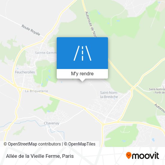 Allée de la Vieille Ferme plan