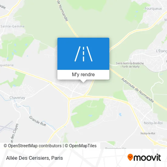 Allée Des Cerisiers plan