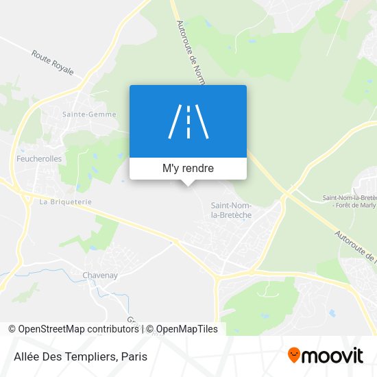 Allée Des Templiers plan