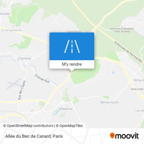 Allée Du Bec De Canard plan
