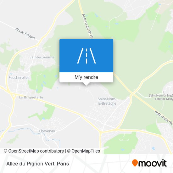 Allée du Pignon Vert plan