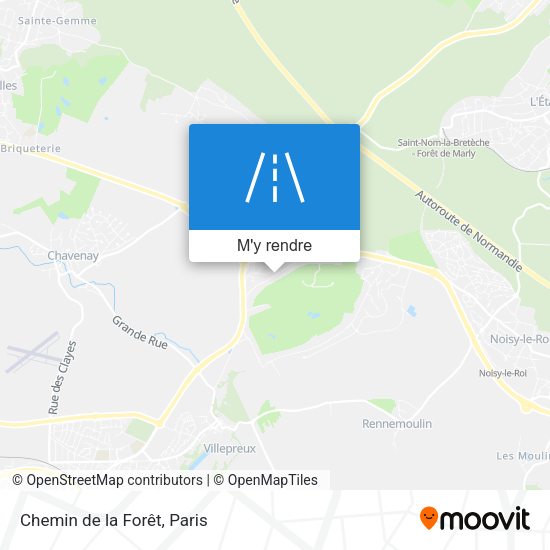 Chemin de la Forêt plan