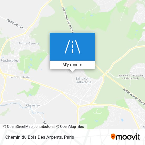 Chemin du Bois Des Arpents plan