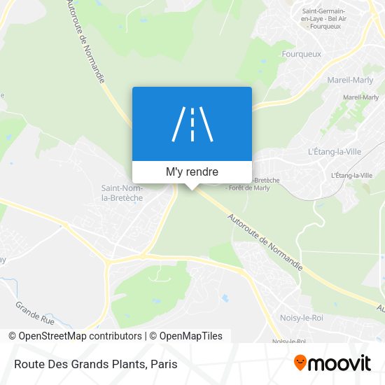 Route Des Grands Plants plan