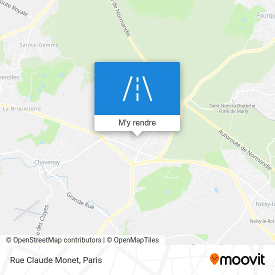 Rue Claude Monet plan