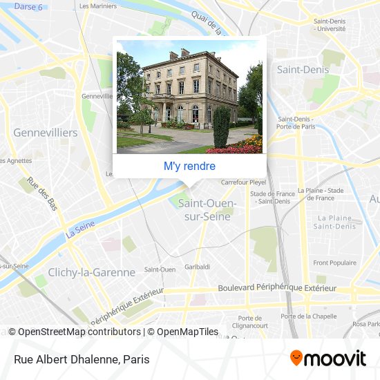 Rue Albert Dhalenne plan