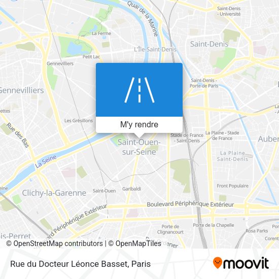 Rue du Docteur Léonce Basset plan
