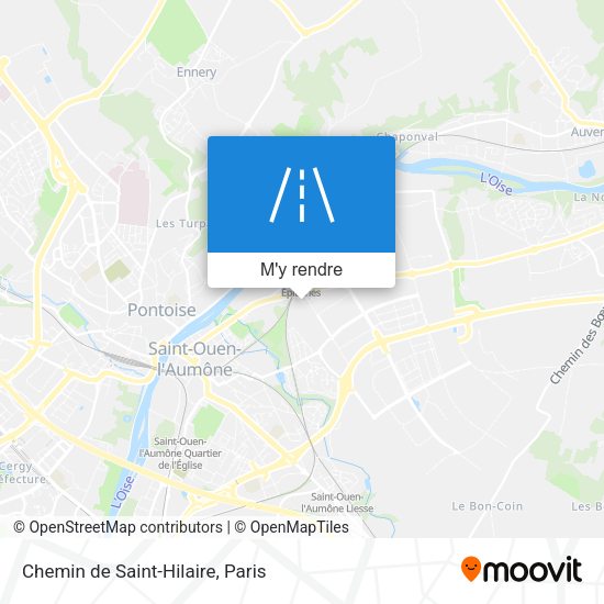 Chemin de Saint-Hilaire plan