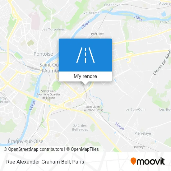 Rue Alexander Graham Bell plan