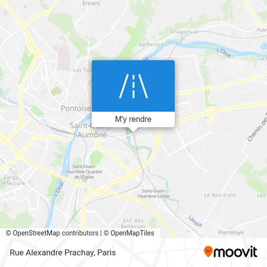 Rue Alexandre Prachay plan