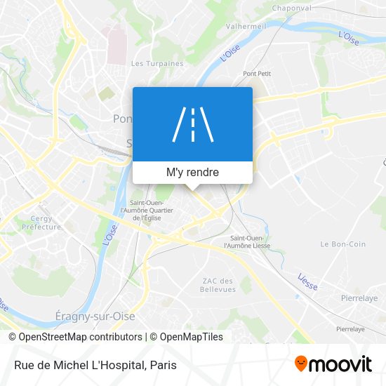 Rue de Michel L'Hospital plan