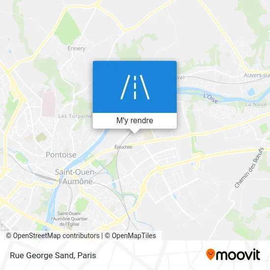 Rue George Sand plan