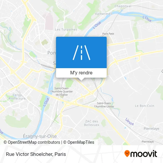 Rue Victor Shoelcher plan