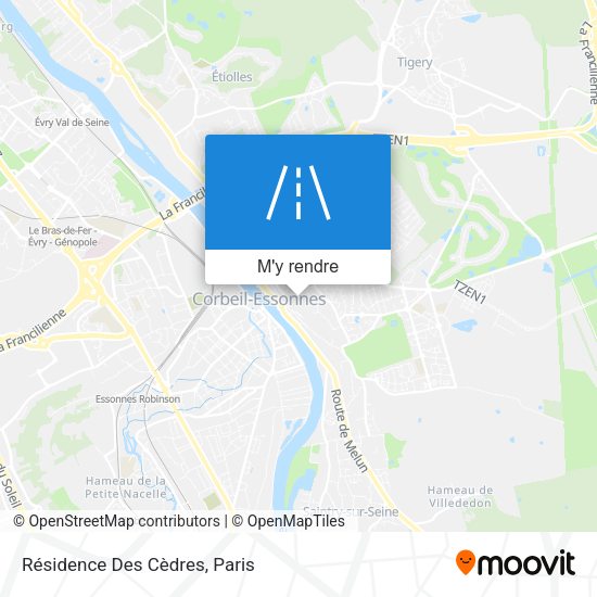 Résidence Des Cèdres plan