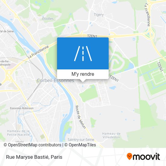 Rue Maryse Bastié plan