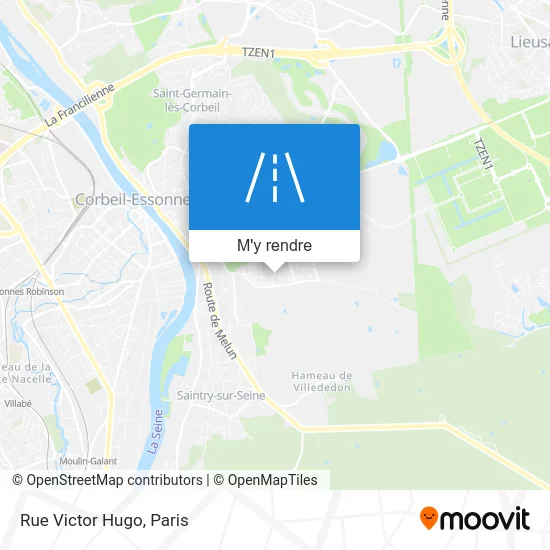 Rue Victor Hugo plan