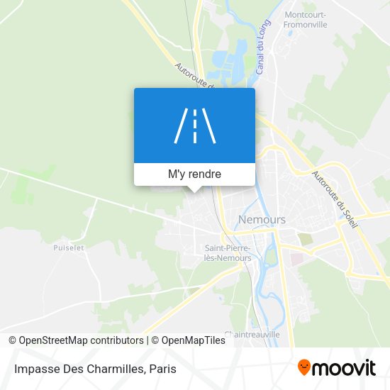 Impasse Des Charmilles plan