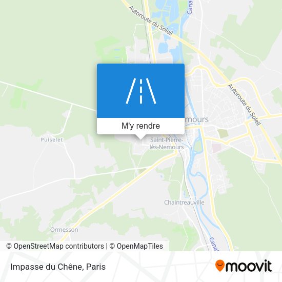 Impasse du Chêne plan