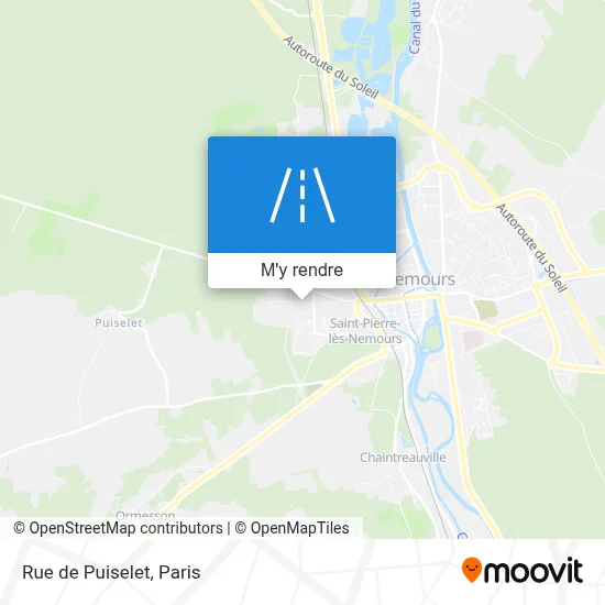 Rue de Puiselet plan