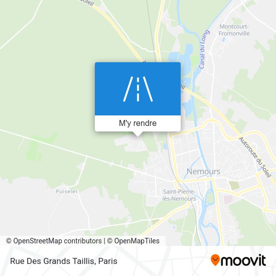 Rue Des Grands Taillis plan