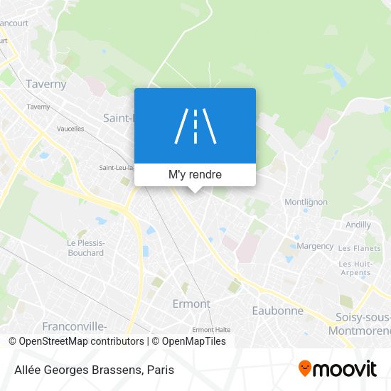 Allée Georges Brassens plan