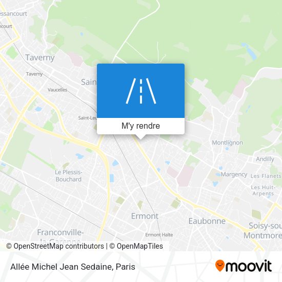 Allée Michel Jean Sedaine plan