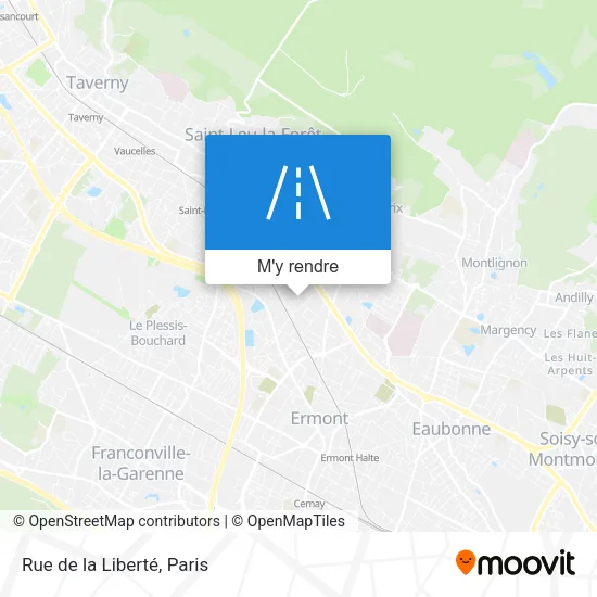 Rue de la Liberté plan