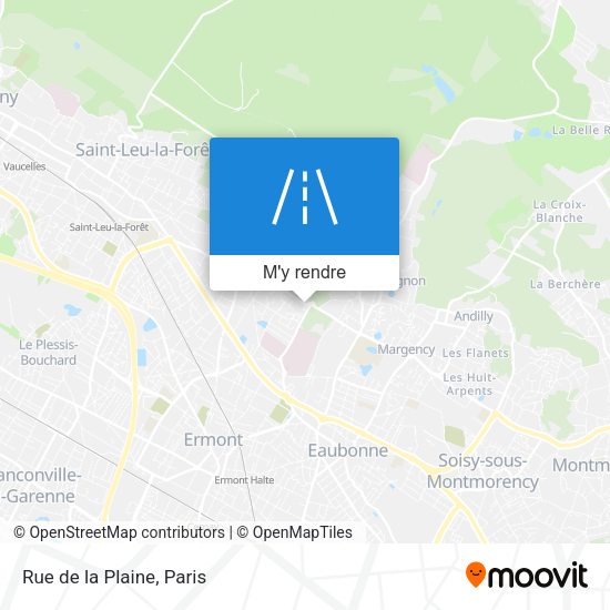 Rue de la Plaine plan