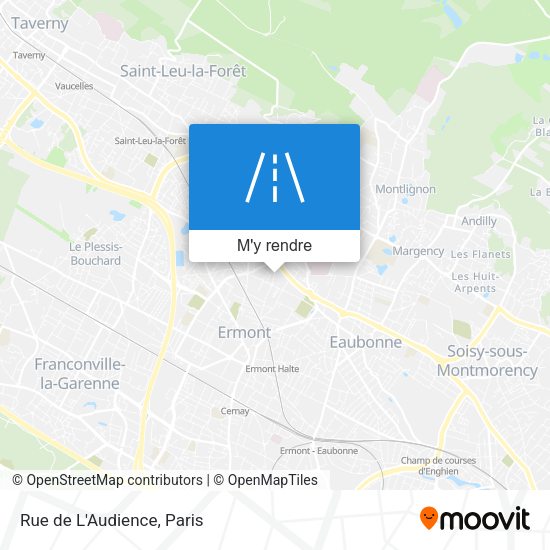 Rue de L'Audience plan