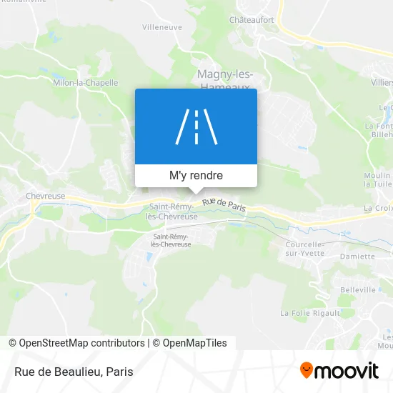 Rue de Beaulieu plan