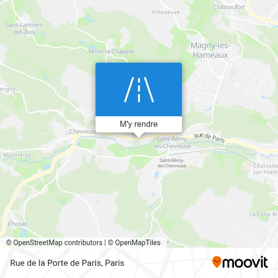 Rue de la Porte de Paris plan