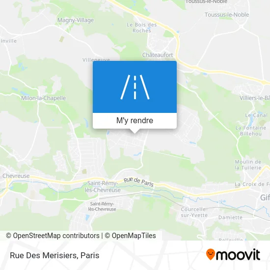 Rue Des Merisiers plan