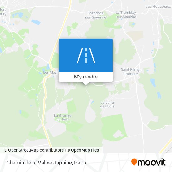 Chemin De La Vallée Juphine plan