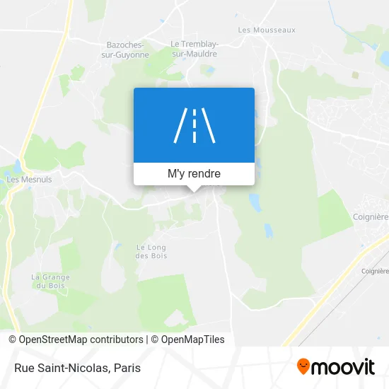 Rue Saint-Nicolas plan