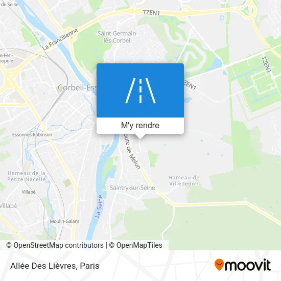 Allée Des Lièvres plan