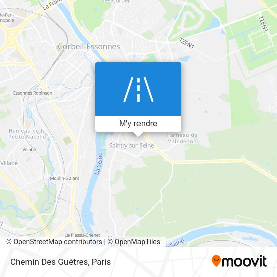 Chemin Des Guètres plan
